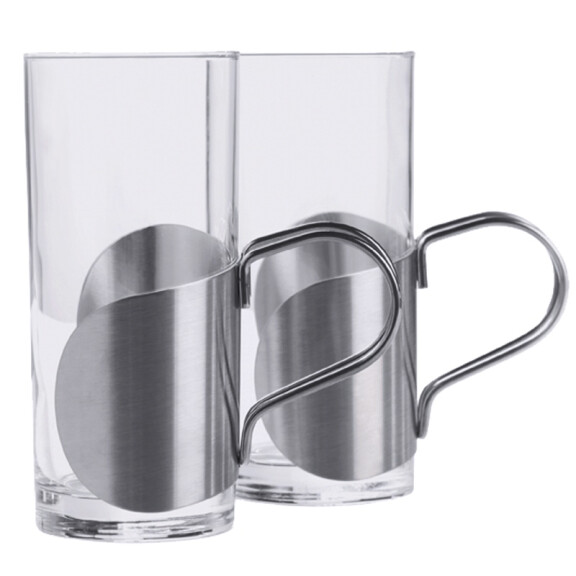 Zestaw dwóch szklanek na herbatę lub latte 0,25 l - komplet 2 sztuk | CONTACTO, 1270/002