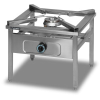Taboret grzewczy gazowy 9 kW, 580x580x500 mm | LOZAMET, GLTA.58.0/9