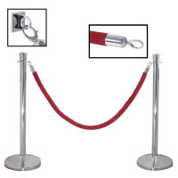 Słupek hotelowy ze stali nierdzewnej 950 mm | CONTACTO, 1603/001