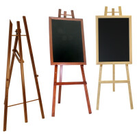 Sztaluga drewniana w kolorze teak do tablic 1650 mm | CONTACTO, 7691/163