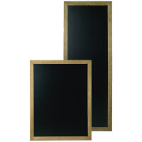 Tablica menu w ramie z drewna w kolorze teak 800x600 mm | CONTACTO, 7683/080