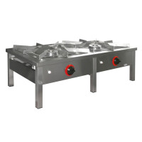 Taboret gazowy 115x60x35 cm, 2 palniki: 7+9 kW | EGAZ, TG-217.I
