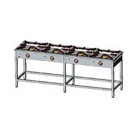 Kuchnia gazowa 223,5x60x85 cm z palnikiem zapalającym, 4 palniki: 1x3,4+1x5+1x6,5+1x8 kW | EGAZ, TGP-425.IIP