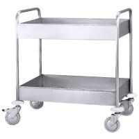 Wózek ze stali nierdzewnej do przewożenia naczyń 800x550x920 mm | CONTACTO, 8104/002