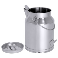 Bańka ze stali nierdzewnej z pokrywką i z dzióbkiem, 20 l, średnica 270 mm | CONTACTO, 3033/020