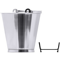 Wiadro ze stali nierdzewnej bez pokrywki, 10 l, średnica 300 mm | CONTACTO, 416/010