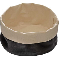 Worek bufetowy na pieczywo 25x18 cm, czarno-beżowy | APS, 30371