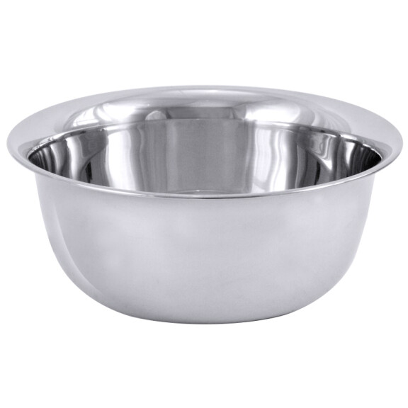 Miska ze stali nierdzewnej z rantem, 4 l, średnica 245 mm | CONTACTO, 500/280