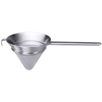 Sito chińskie stożkowe z siatką ze stali nierdzewnej, 1,5 l, średnica 200 mm | CONTACTO, 1163/200