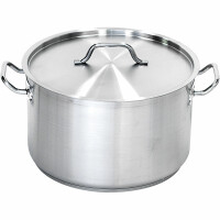 Garnek nierdzewny z pokrywką, średni 37,7 l | STALGAST, 012402