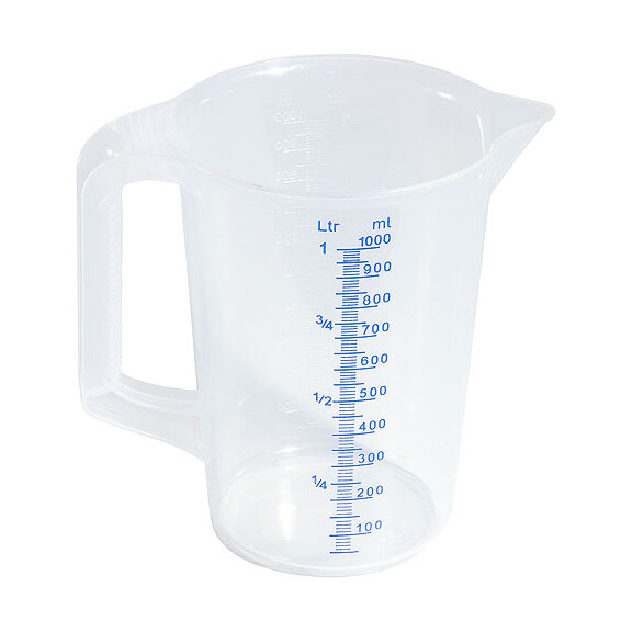 Dzbanek miarka wykonany z polipropylenu, 1 l | CONTACTO, 3078/100