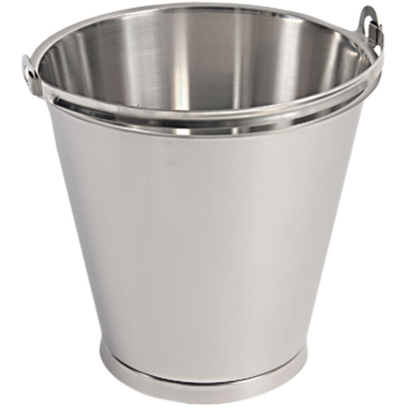 Wiadro stalowe z pierścieniem, średnica: 30,5 cm, pojemność: 15 l | LINDÉN, Premium