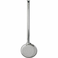 Łyżka cedzakowa nierdzewna monoblok, średnica 12 cm | STALGAST, 324121