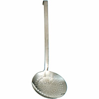 Łyżka cedzakowa nierdzewna monoblok, średnica 14 cm | STALGAST, 324140