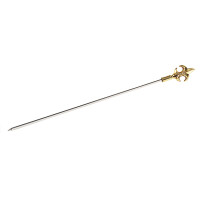 Ozdobna szpila do szaszłyków ze stali nierdzewnej, 305 mm, Fleur-de-Lis | CONTACTO, 1166/004