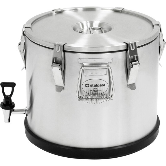 Termos gastronomiczny, stalowy z kranem 20 l | STALGAST, 052204