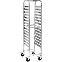 Wózek transportowy ze stali nierdzewnej 14xGN 2/1 | STALGAST, 662211
