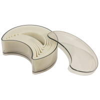 Wycinarki do ciasta wykonane z plastiku, 7 sztuk, księżyc 70x20-120x70 mm | CONTACTO, 1227/007