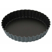 Foremka z metalu do ciasta z powłoką non-stick, gęsto falowana, średnica 105 mm | CONTACTO, 6374/105