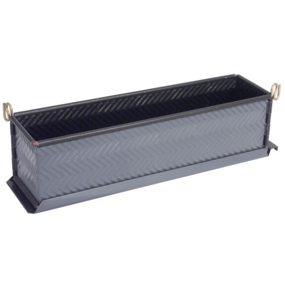 Rozkładana forma stalowa do pasztetu z powłoką non-stick, prążkowana 1,5 l | CONTACTO, 6362/300