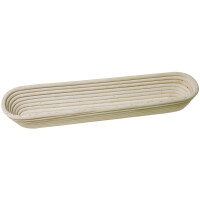 Koszyk z rattanu na ciasto chlebowe 425x85x55 mm | CONTACTO, 4859/450