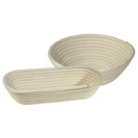 Koszyk z rattanu na ciasto chlebowe 280x120x55 mm | CONTACTO, 4858/300
