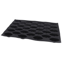 Mata silikonowa GN 1/1, owal 65x35x30 mm | CONTACTO, 6681/067