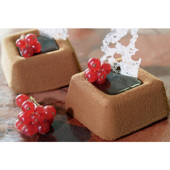 Mata silikonowa, kwadrat Savarin 56x56x25 mm | CONTACTO, 6691/056