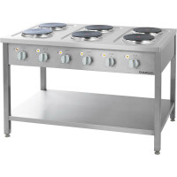 Kuchenka elektryczna wolnostojąca 15 kW, 6 palników | STALGAST, 979600