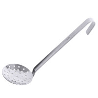 Łyżka cedzakowa ze stali nierdzewnej, monoblok, 430 mm | CONTACTO, 72/160