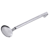 Łyżka cedzakowa ze stali nierdzewnej, monoblok, 405 mm | CONTACTO, 70/140