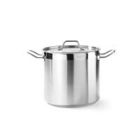 Garnek wysoki z pokrywką o średnicy 24 cm, 10 l | HENDI, Profi Line