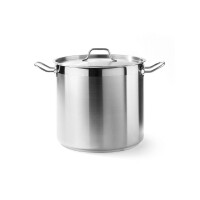 Garnek wysoki z pokrywką o średnicy 28 cm, 16 l | HENDI, Profi Line
