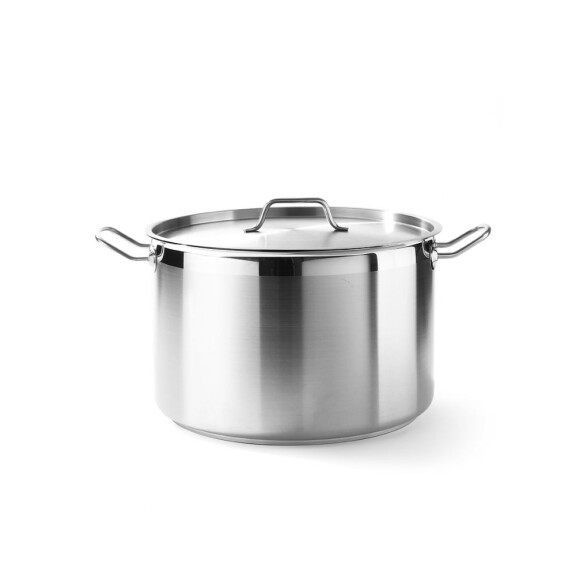 Garnek średni z pokrywką o średnicy 36 cm, 23,5 l | HENDI, Profi Line