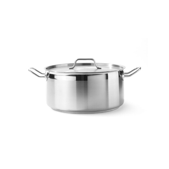 Garnek niski z pokrywką o średnicy 32 cm, 12 l | HENDI, Profi Line