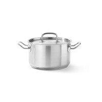Garnek średni z pokrywką o średnicy 20 cm, 3,5 l | HENDI, Kitchen Line