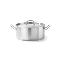 Garnek niski z pokrywką o średnicy 28 cm, 7,4 l | HENDI, Kitchen Line