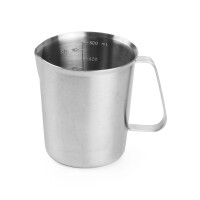Miarka stalowa z podziałką, średnica: 9 cm, 0,5 l | HENDI, 516102