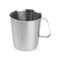 Miarka stalowa z podziałką, średnica: 12 cm, 1 l | HENDI, 516201