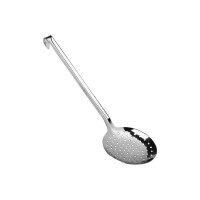 Nierdzewna łyżka cedzakowa, średnica: 9 cm | HENDI, Kitchen Line