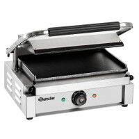 Kontakt grill pojedynczy gładki 41x37x20 cm | BARTSCHER, Panini