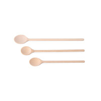 Zestaw 3 łyżek drewnianych 300/350/40 cm | HENDI, 525005