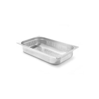 Pojemnik nierdzewny, perforowany GN 1/1 100 mm  | HENDI, Kitchen Line