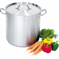 Garnek nierdzewny z pokrywką, wysoki 25,7 l | STALGAST, 011342