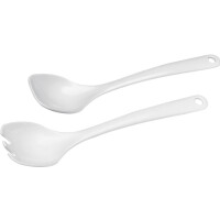 Widelec - łyżka do sałatek z melaminy 30,5 mm, biała | HENDI, 564004