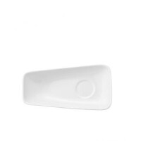 Porcelanowy spodek 19 x 11,5 cm | ARIANE, Vital Rectangle