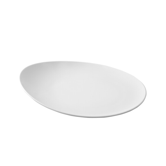 Porcelanowy talerz płaski z uniesionym rantem 27 cm | ARIANE, Vital Coupe