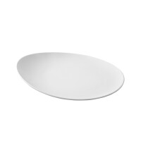 Porcelanowy talerz płaski z uniesionym rantem 24 cm | ARIANE, Vital Coupe