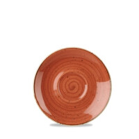 Porcelanowy spodek, ręcznie zdobiony 15,5 cm | CHURCHILL, Stonecast Spiced Orange