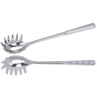 Łyżka do spaghetti wykonana ze stali nierdzewnej 310 mm | CONTACTO, Ergonom